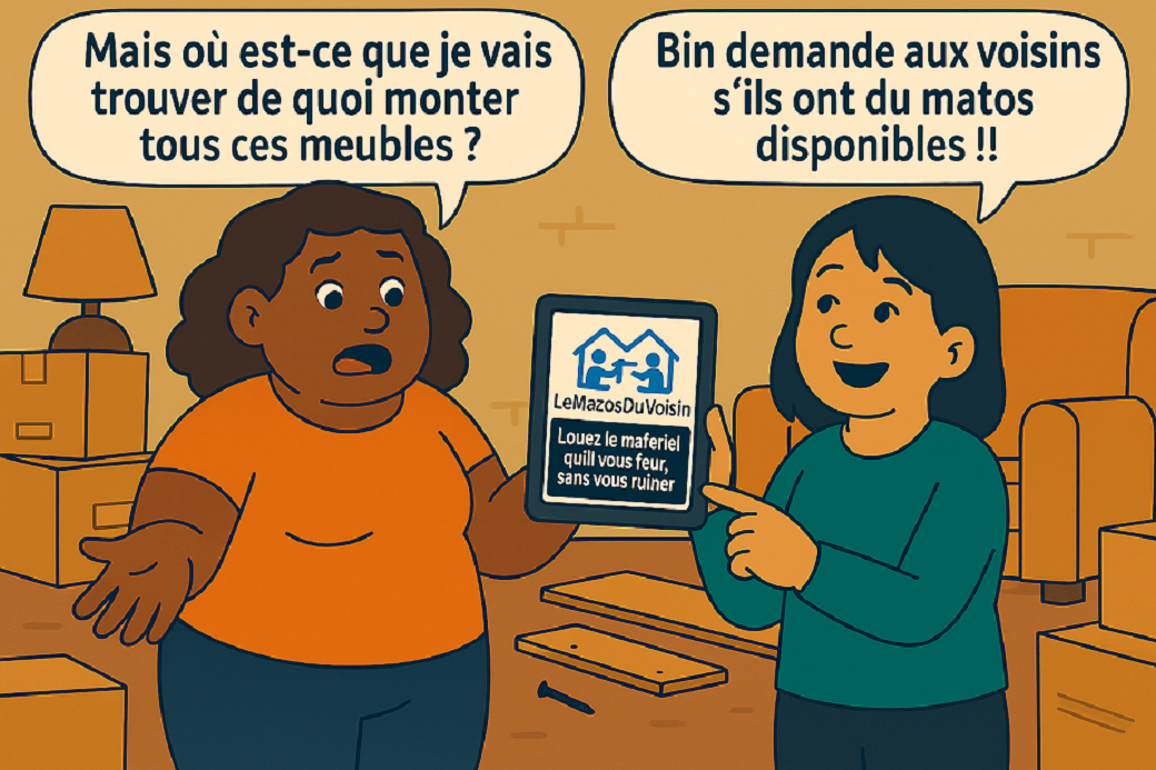 Publier une demande : trouver du materiel pres de chez soi